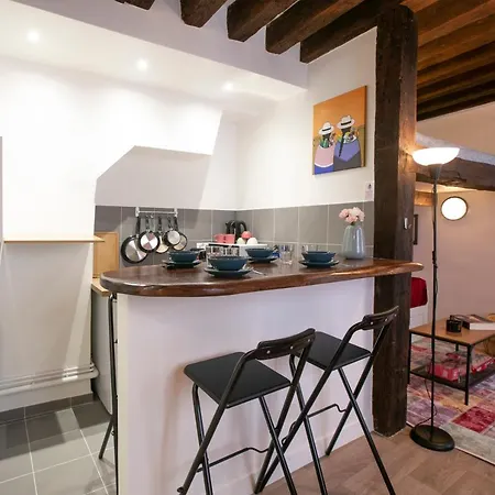 Authentic In Center Of Parisian Marais *